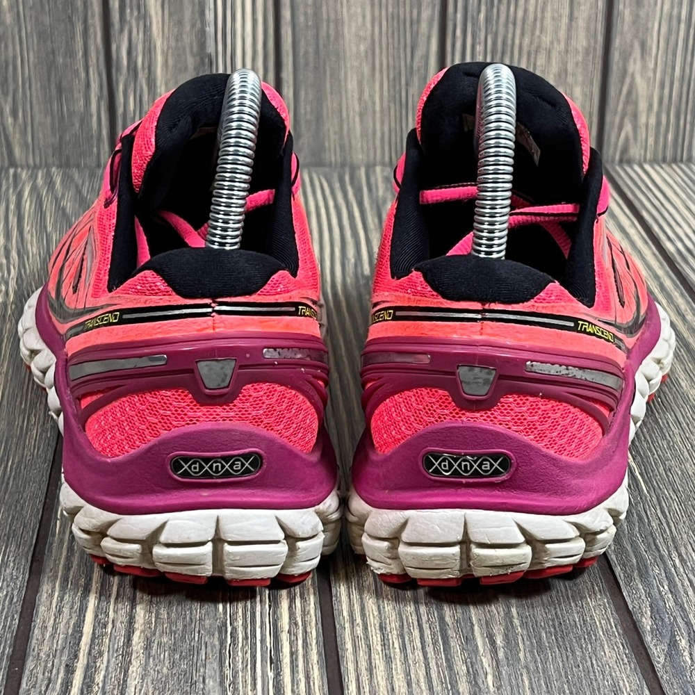 Brooks Transcend Running Shoes Womens 7 Pink Ultimate Ride Sneakers 1201501B878 - Picture 5 of 10